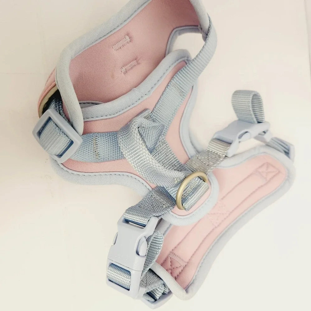 Wolfone No‎ Pull Dog Harness Adjustable Soft Padded Pet Vest Handle Size Small